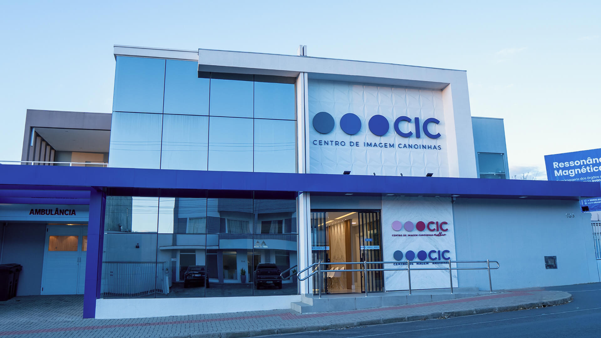 Fachada CIC - Centro de Imagem Canoinhas